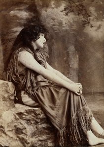 Sarah Bernhardt in a New York Production by Napoleon Sarony